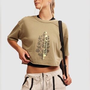 FP MOVEMENT Inspire Buti Logo Tee Sage NWT